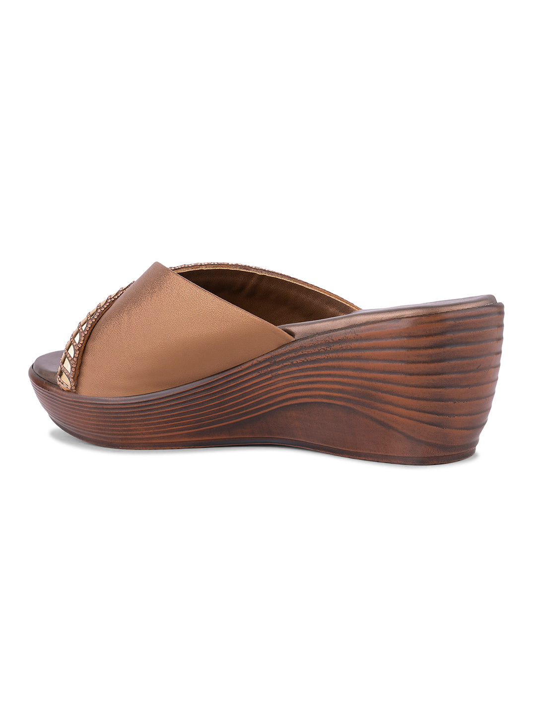 Women, Women Footwear, Copper Wedges