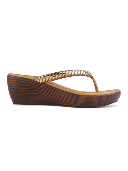 Women, Women Footwear, Copper Wedges