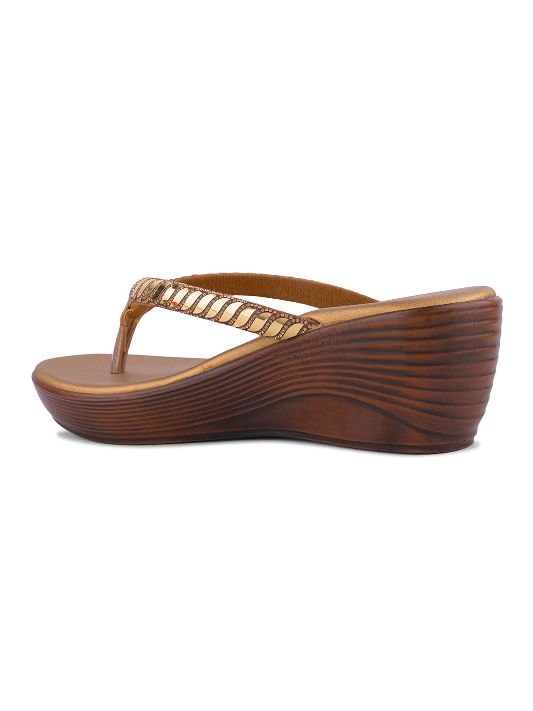 Women, Women Footwear, Copper Wedges