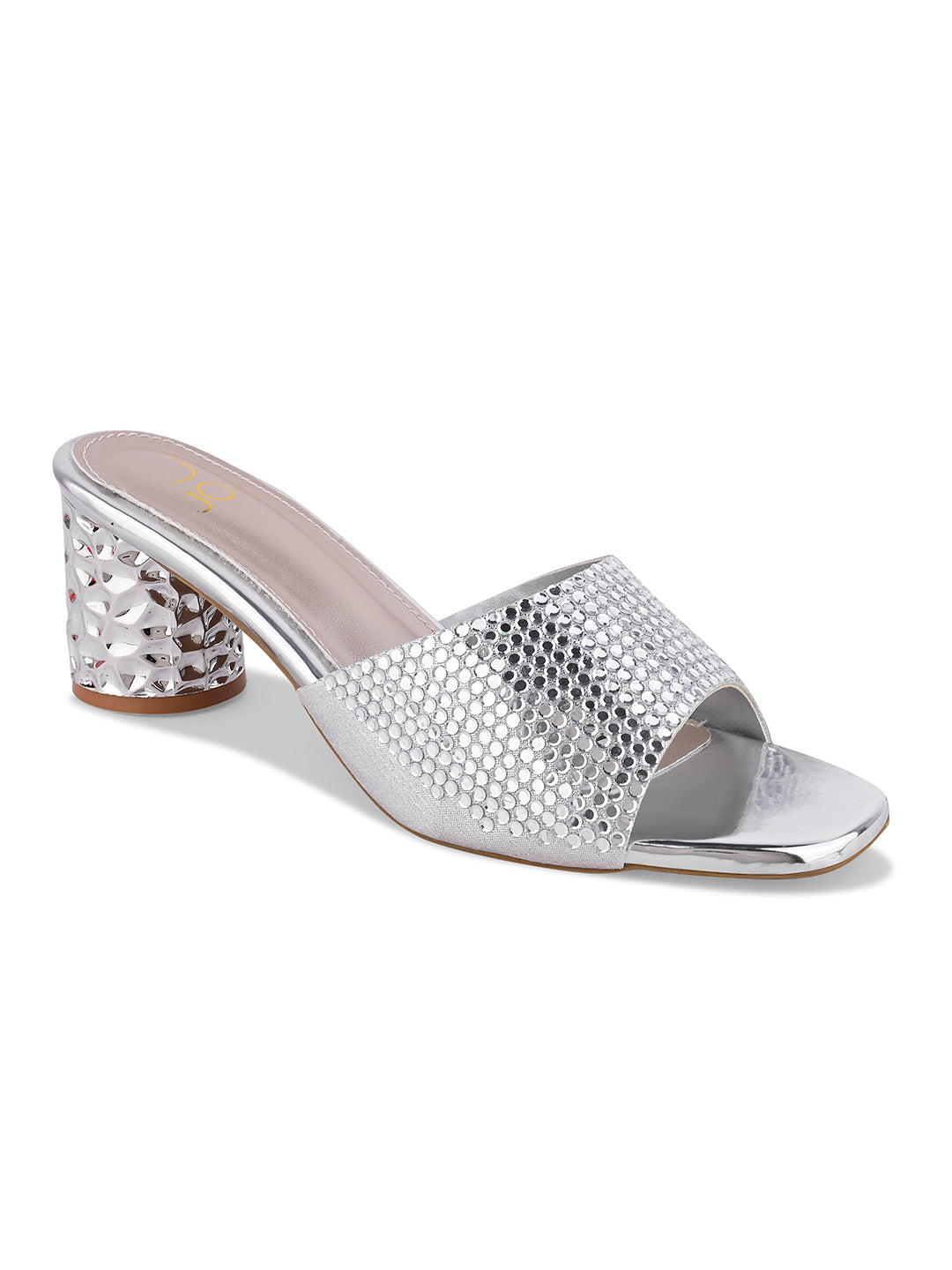 Women, Women Footwear, Silver Sandals