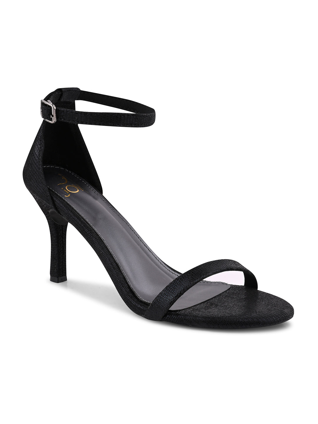 Women, Women Footwear, Black Sandals