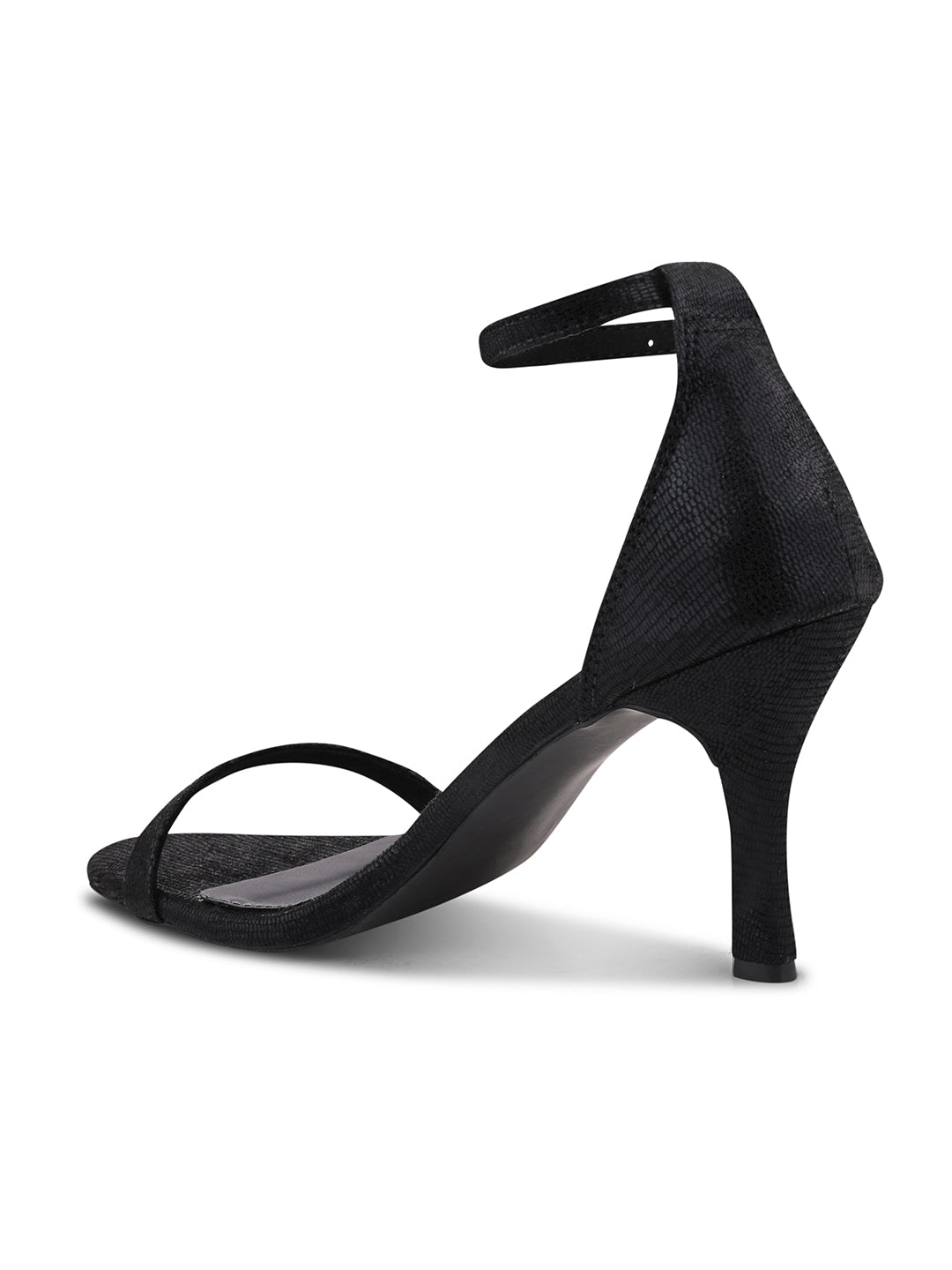 Women, Women Footwear, Black Sandals