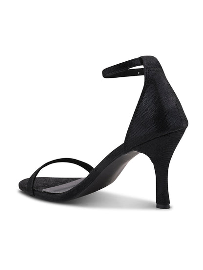 Women, Women Footwear, Black Sandals