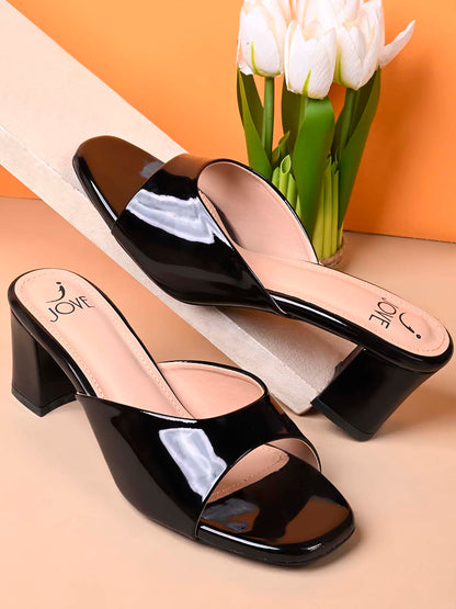 Women, Women Footwear, Black Sandals
