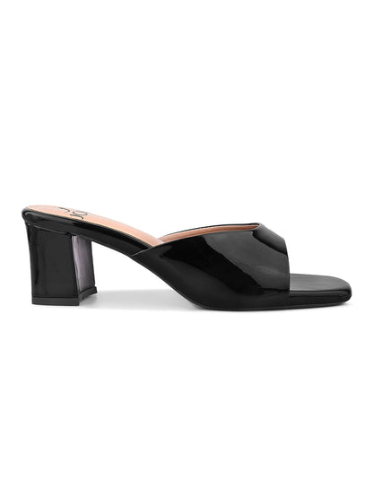 Women, Women Footwear, Black Sandals