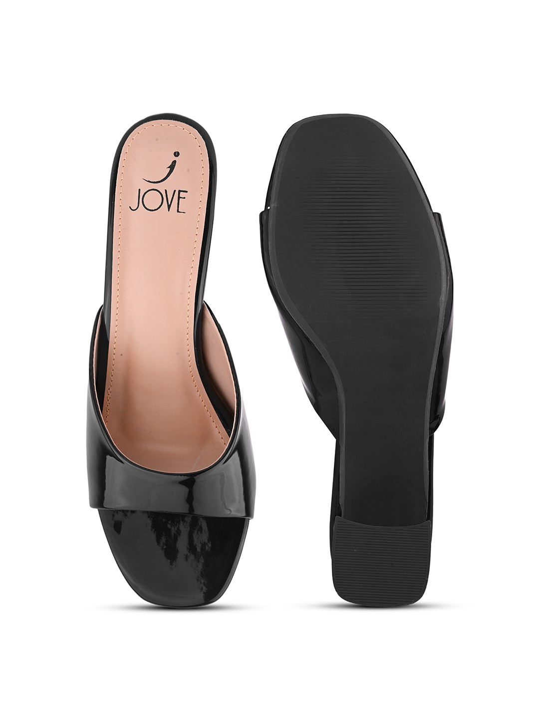 Women, Women Footwear, Black Sandals