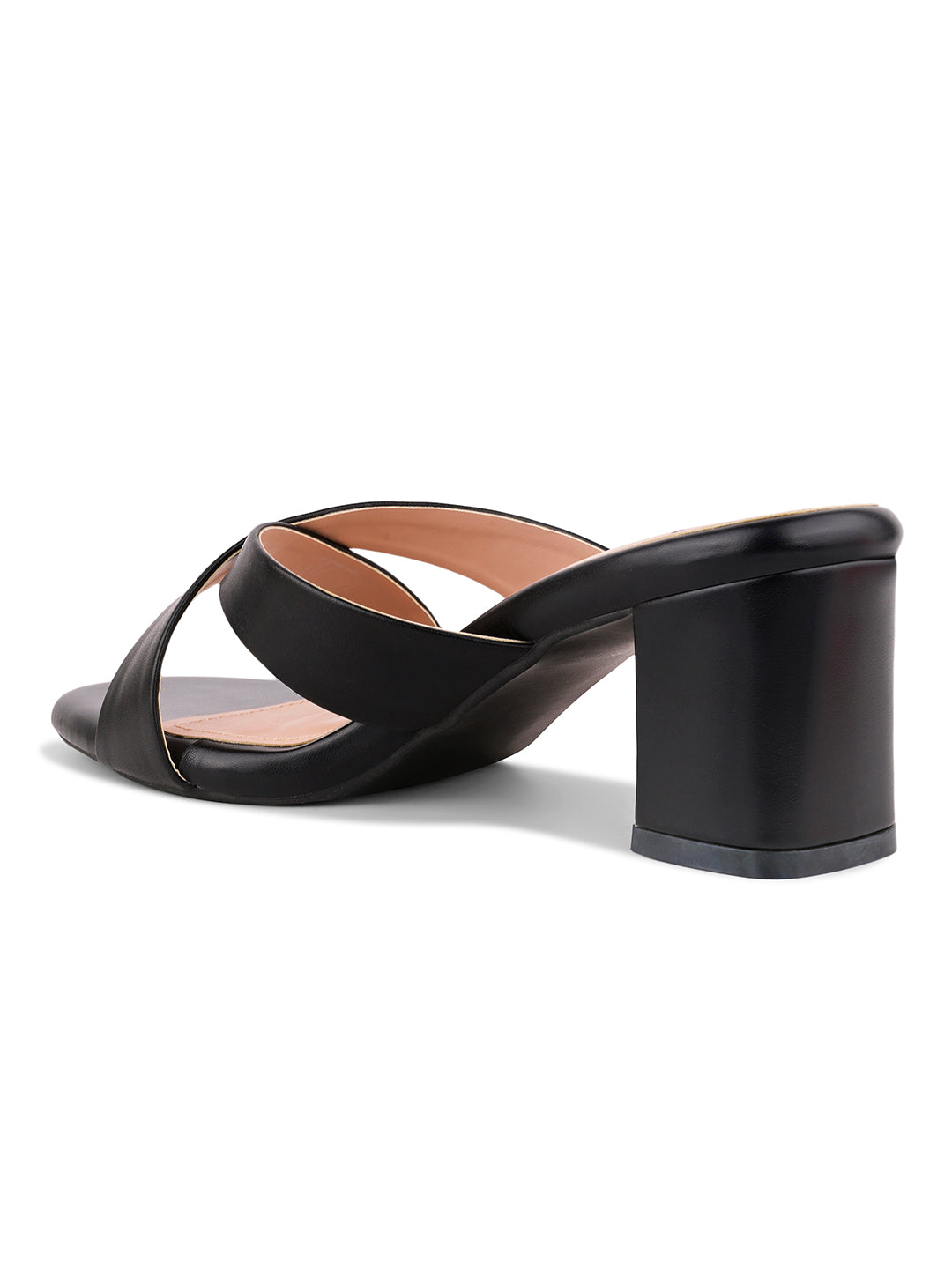 Women, Women Footwear, Black Sandals