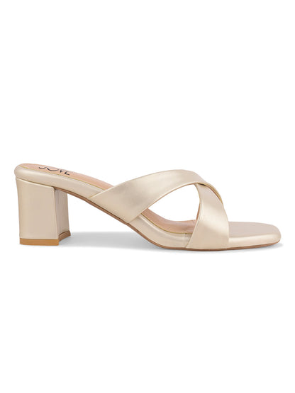 Women, Women Footwear, Gold Sandals