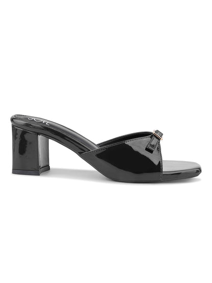 Women, Women Footwear, Black Sandals