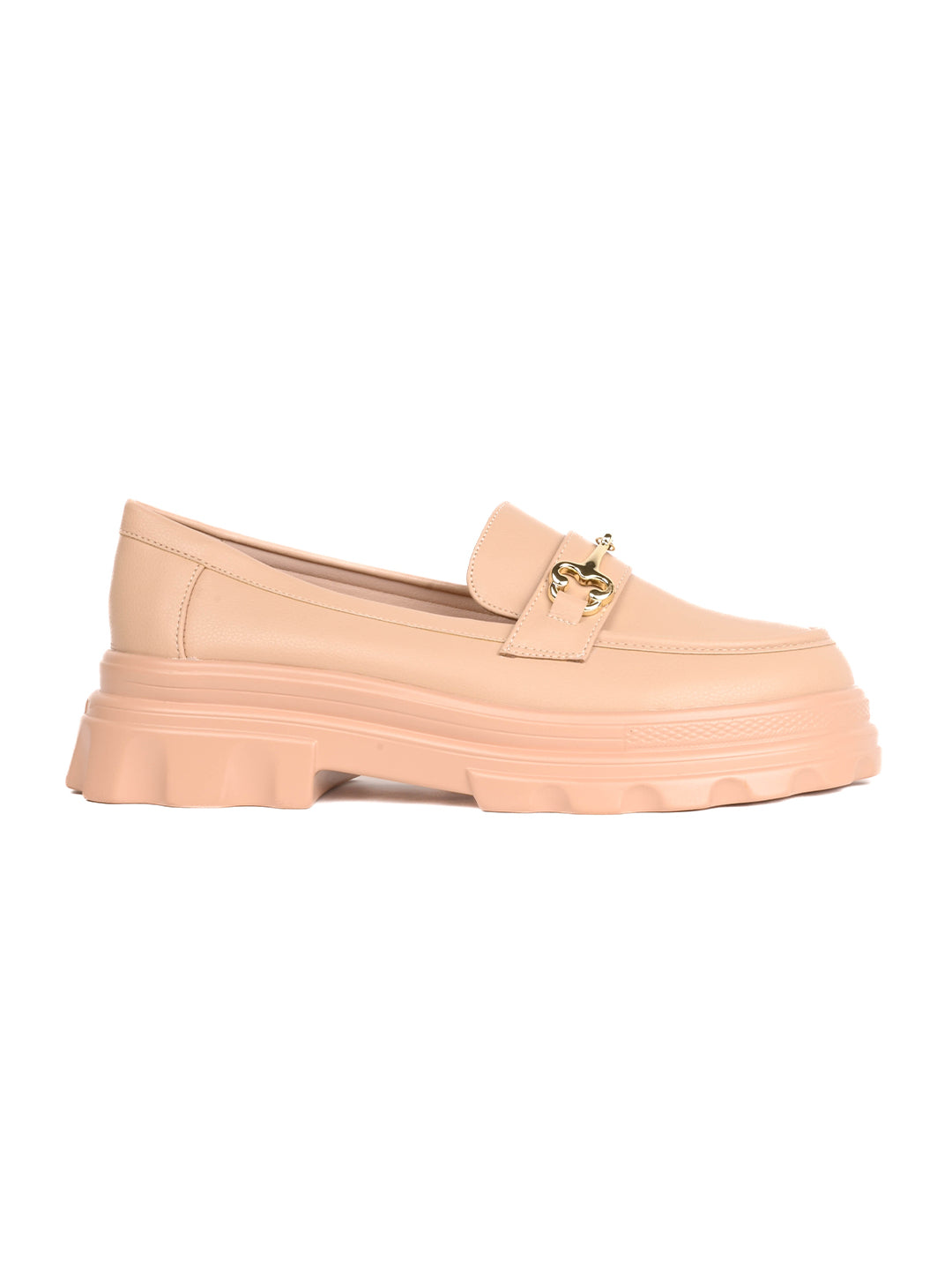 Women, Women Footwear, Beige Loafers