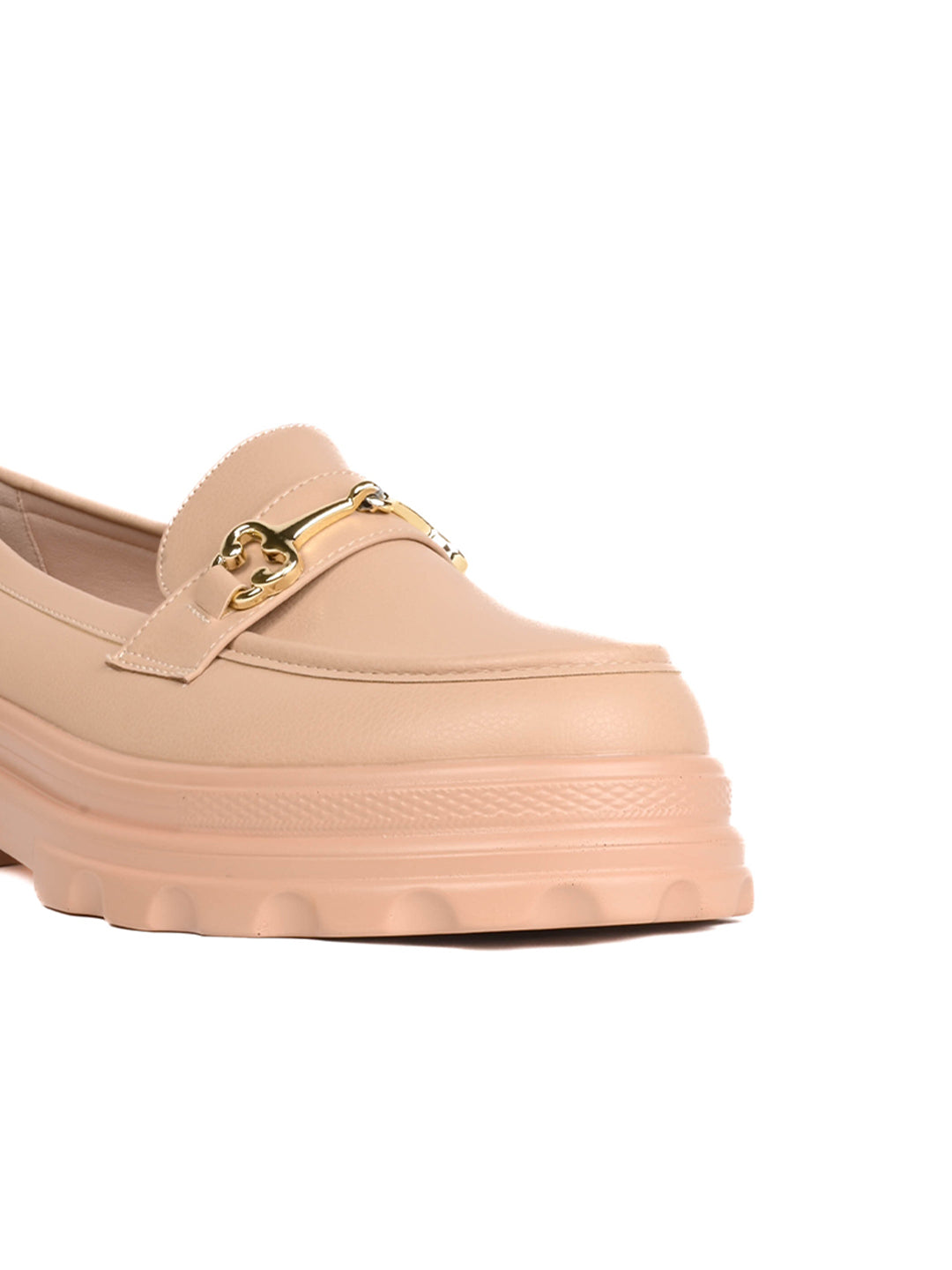 Women, Women Footwear, Beige Loafers