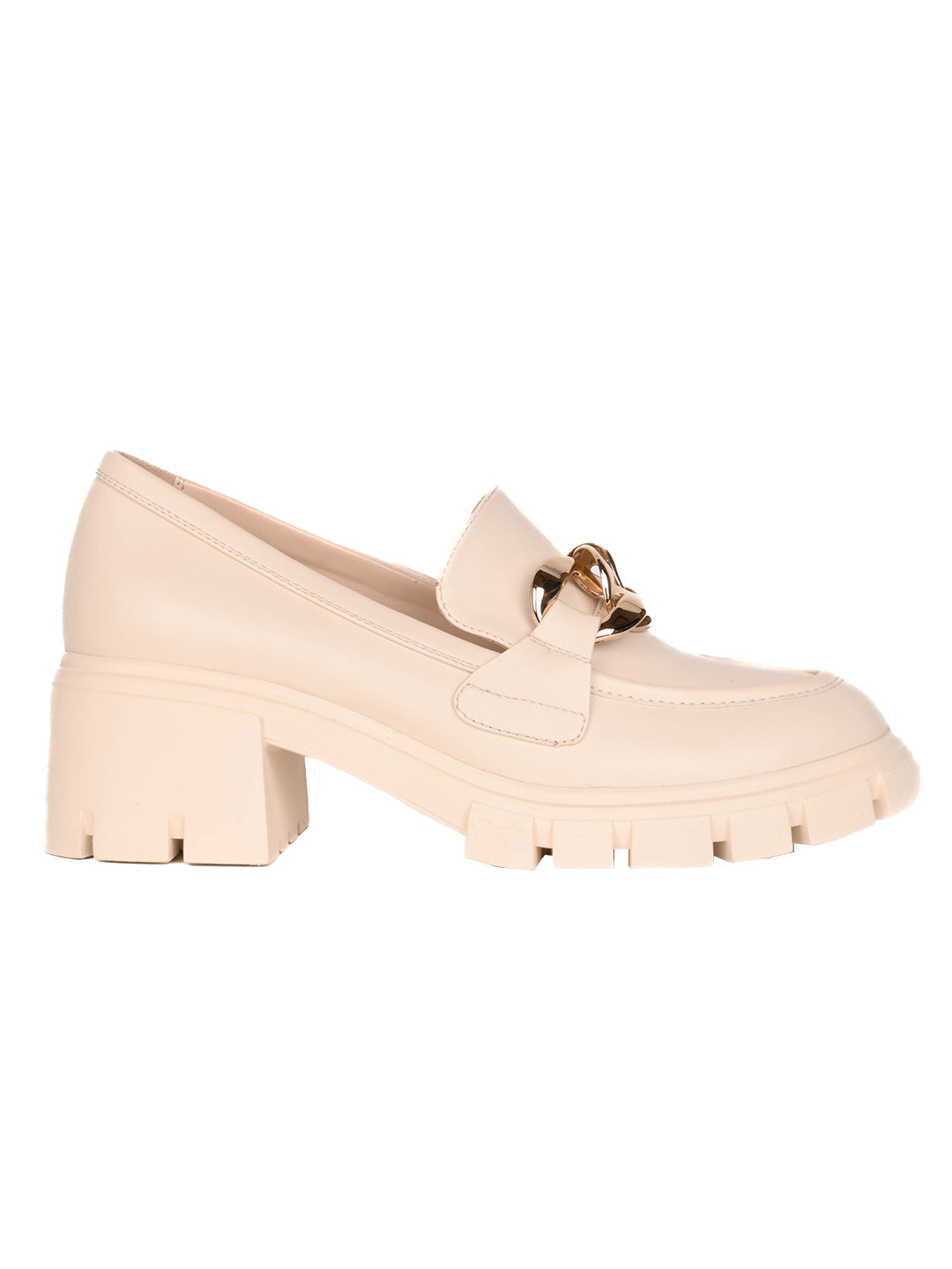 Women, Women Footwear, Beige Loafers