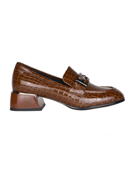 Women, Women Footwear, Brown Loafers
