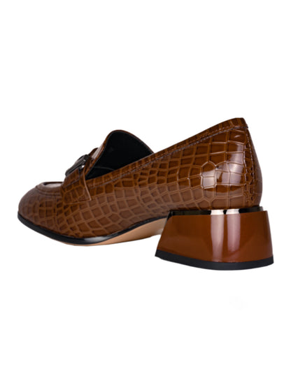 Women, Women Footwear, Brown Loafers