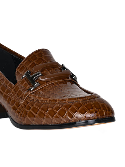 Women, Women Footwear, Brown Loafers