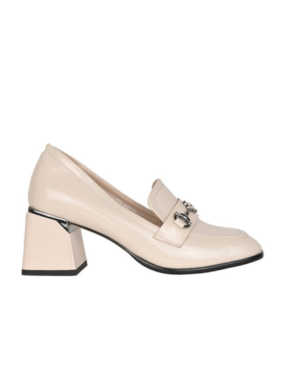 Women, Women Footwear, Beige Loafers