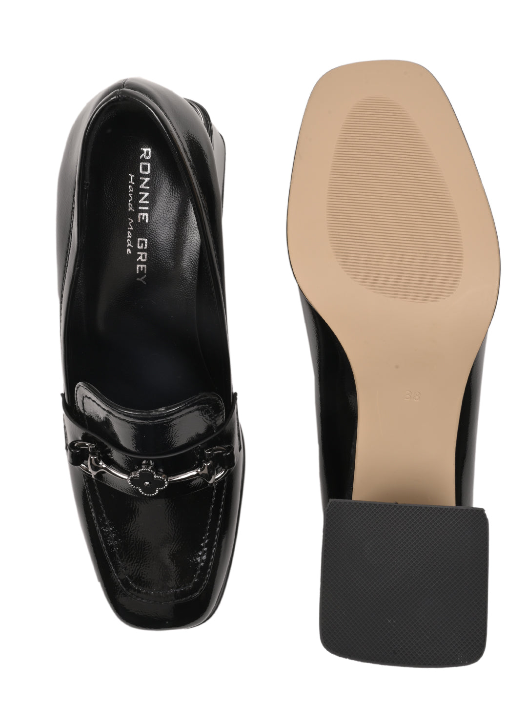 Women, Women Footwear, Black Loafers