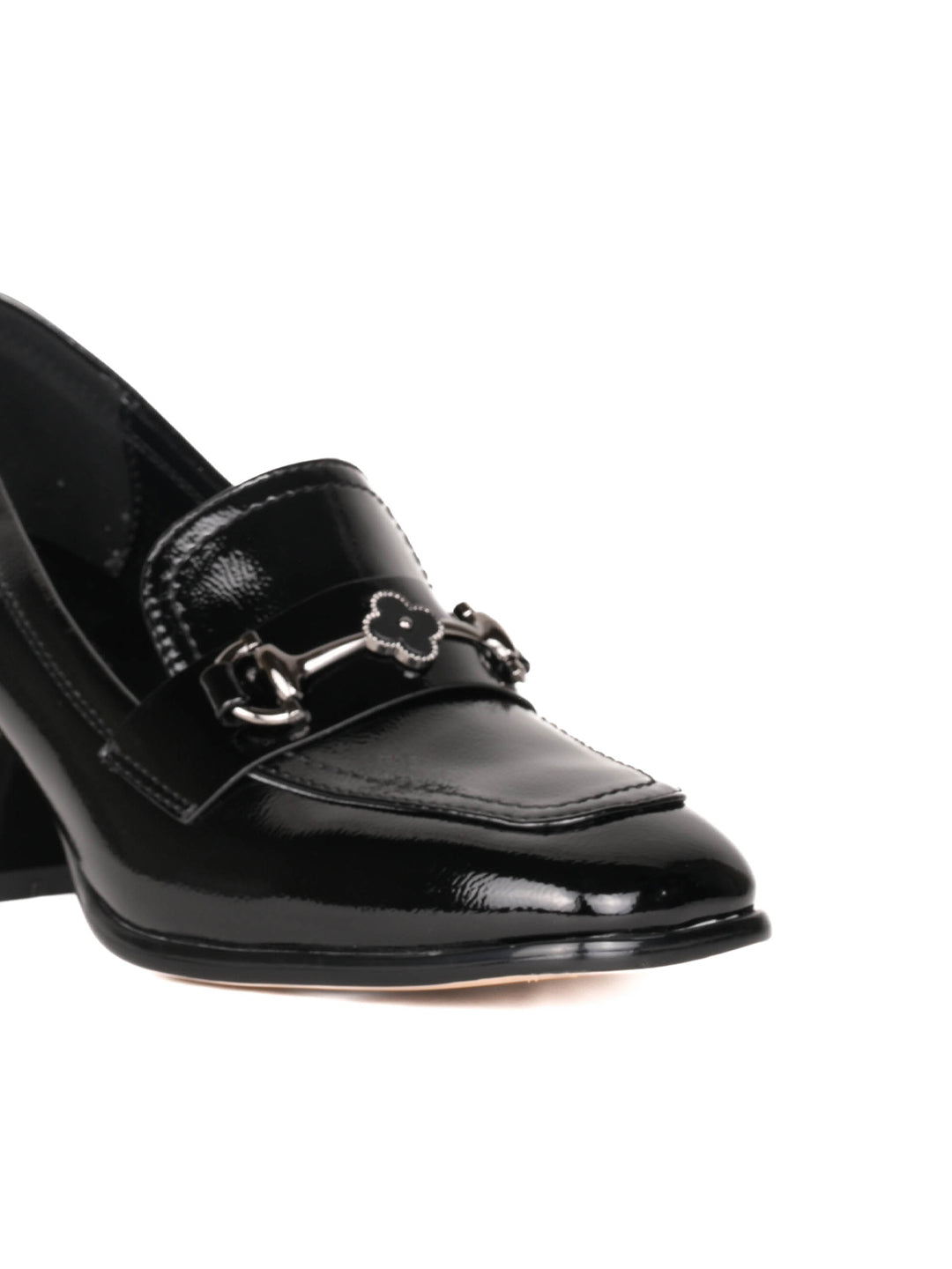 Women, Women Footwear, Black Loafers