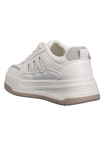 Women, Women Footwear, Beige Sneakers