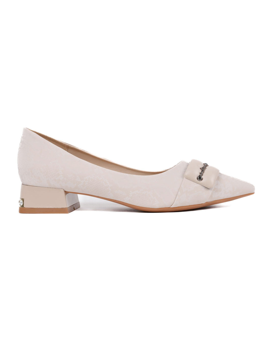 Women, Women Footwear, Beige Ballerinas