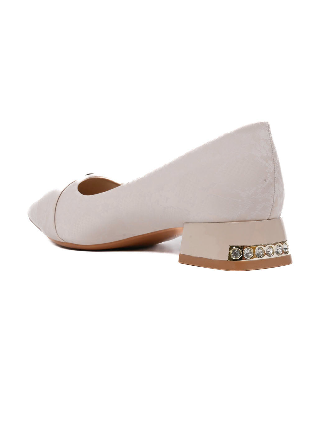 Women, Women Footwear, Beige Ballerinas
