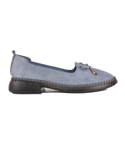 Women, Women Footwear, Blue Loafers