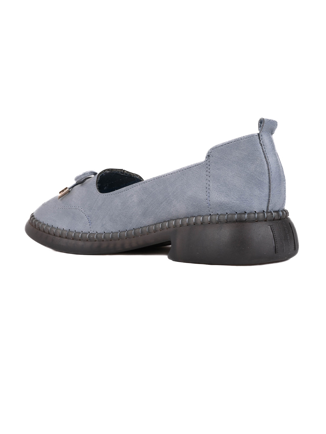 Women, Women Footwear, Blue Loafers