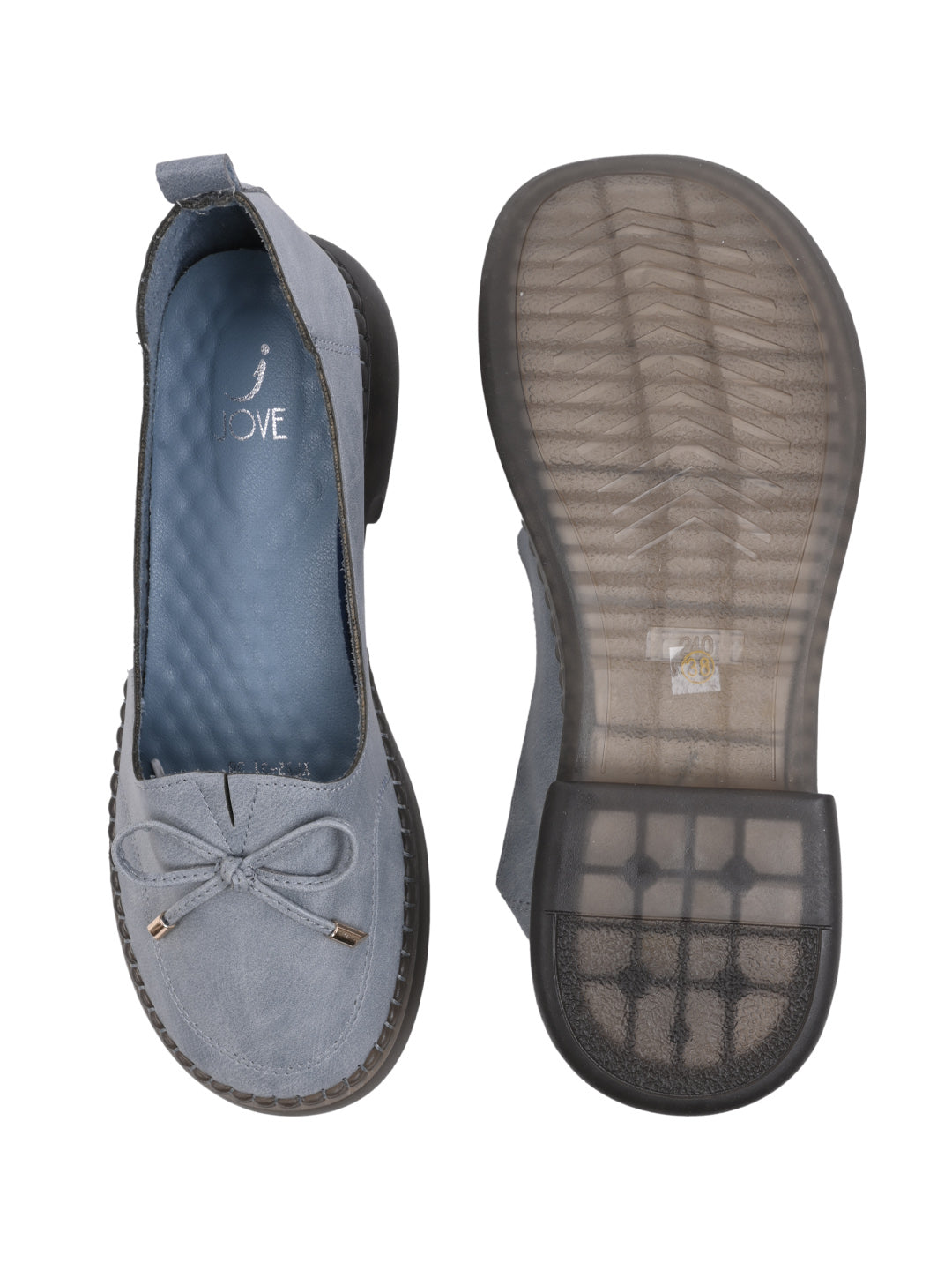 Women, Women Footwear, Blue Loafers