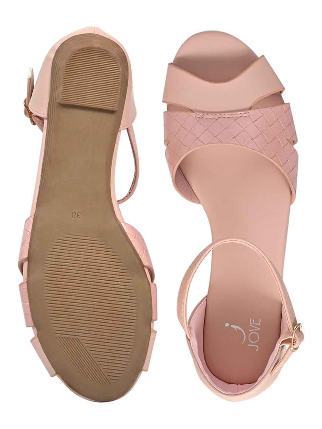 Footwear, Women Footwear, Pink Sandals