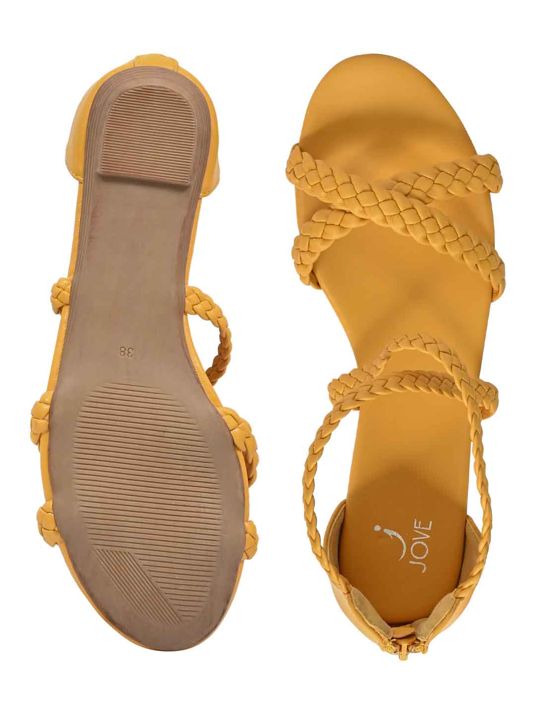 Footwear, Women Footwear, Mustard Sandals