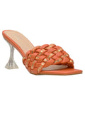 Footwear, Women Footwear, Orange Sandals