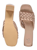 Footwear, Women Footwear, Rose Gold Sandals