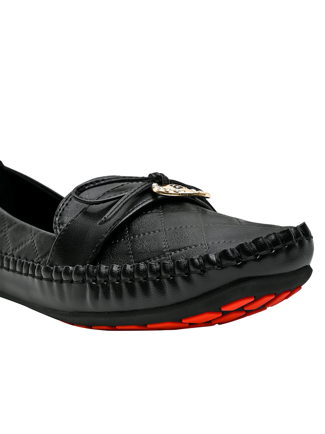 Footwear, Women Footwear, Black Loafers