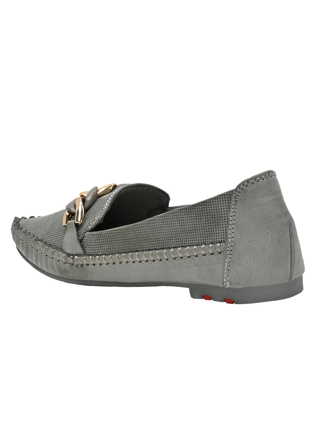 Footwear, Women Footwear, Dark Grey Loafers