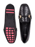 Footwear, Women Footwear, Black Loafers