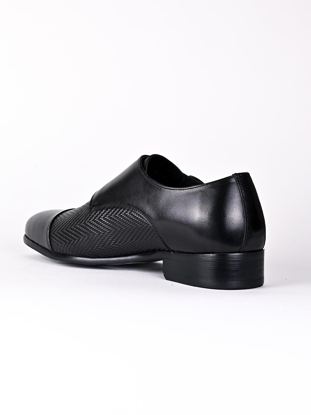 Men, Men Footwear, Black Monk