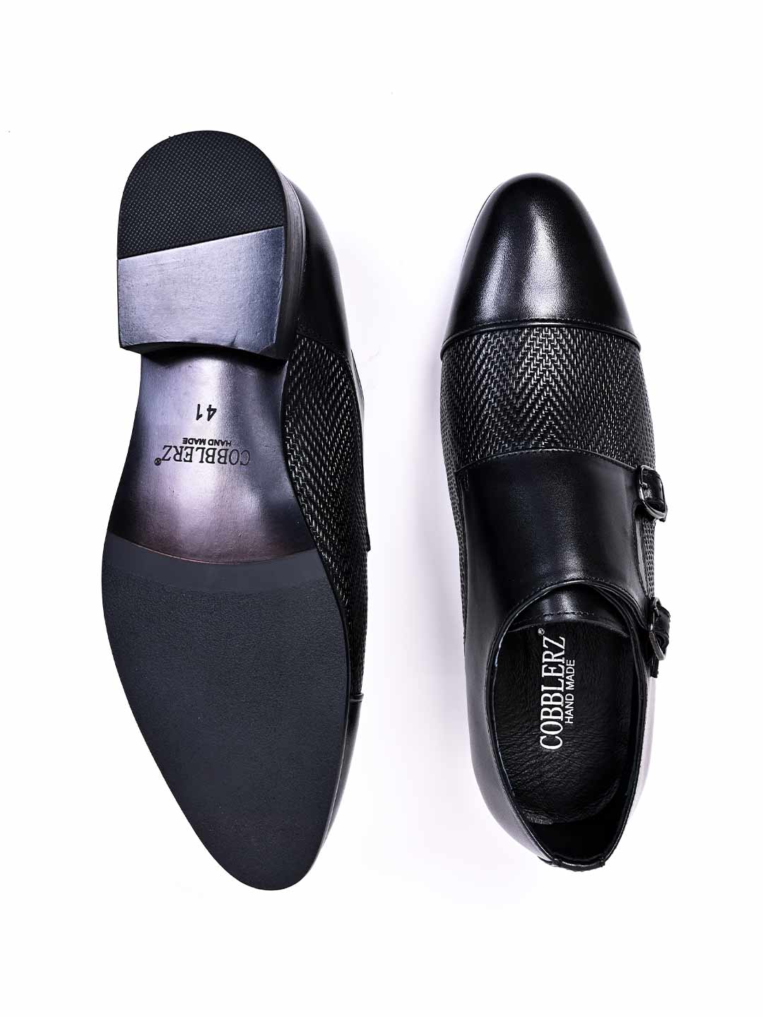 Men, Men Footwear, Black Monk