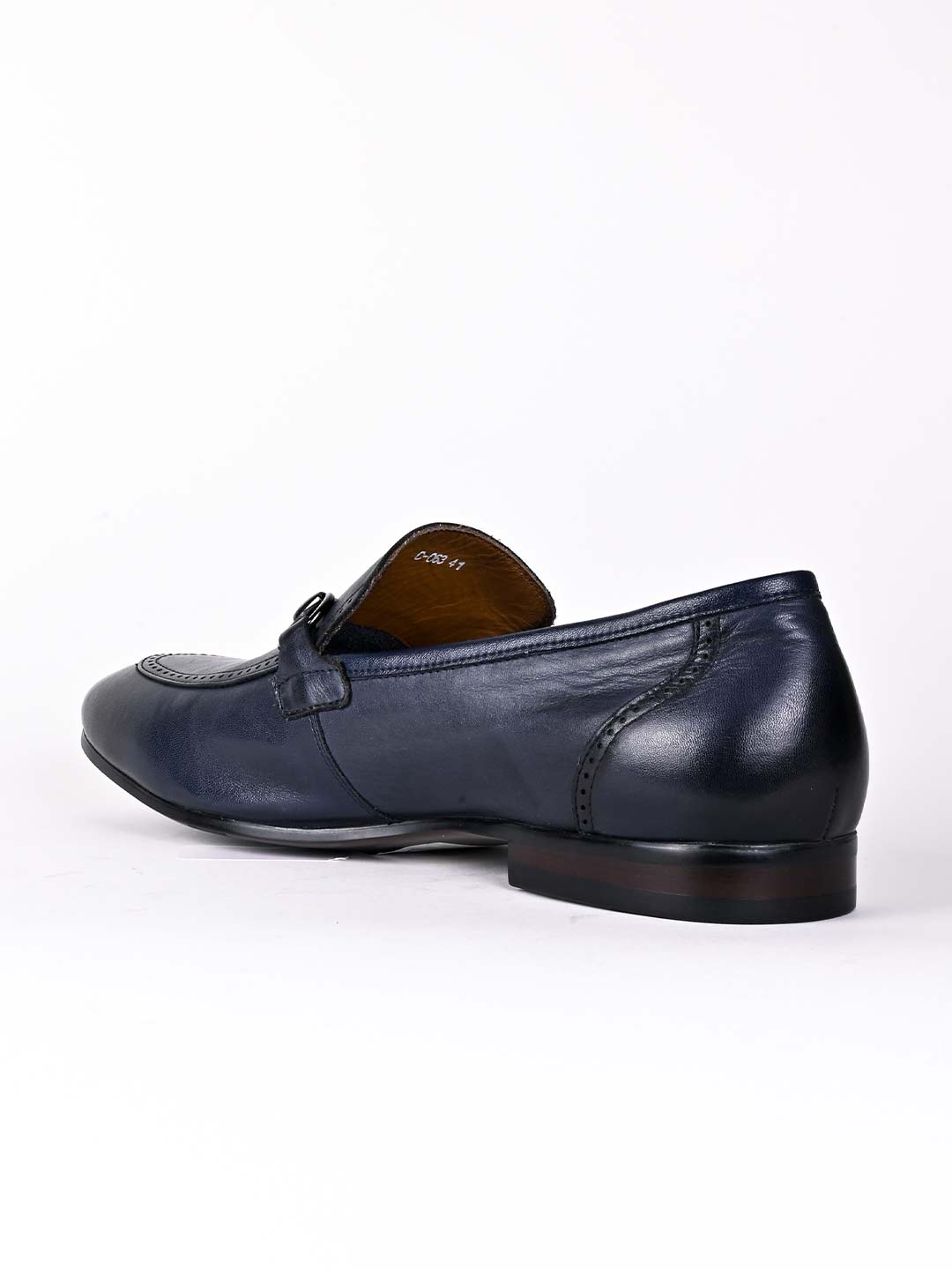 Men, Men Footwear, Navy Blue Loafers