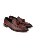 Men BROWN Solid Loafers