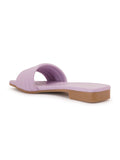 Footwear, Women Footwear, Purple Open Toe Flats