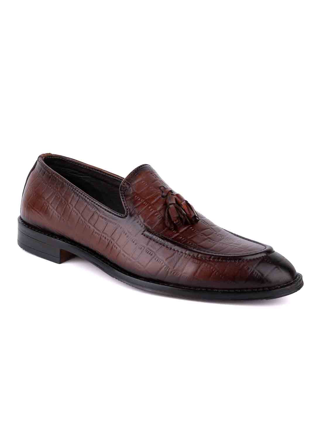  Footwear, Men Footwear, Brown Formal Loafers
