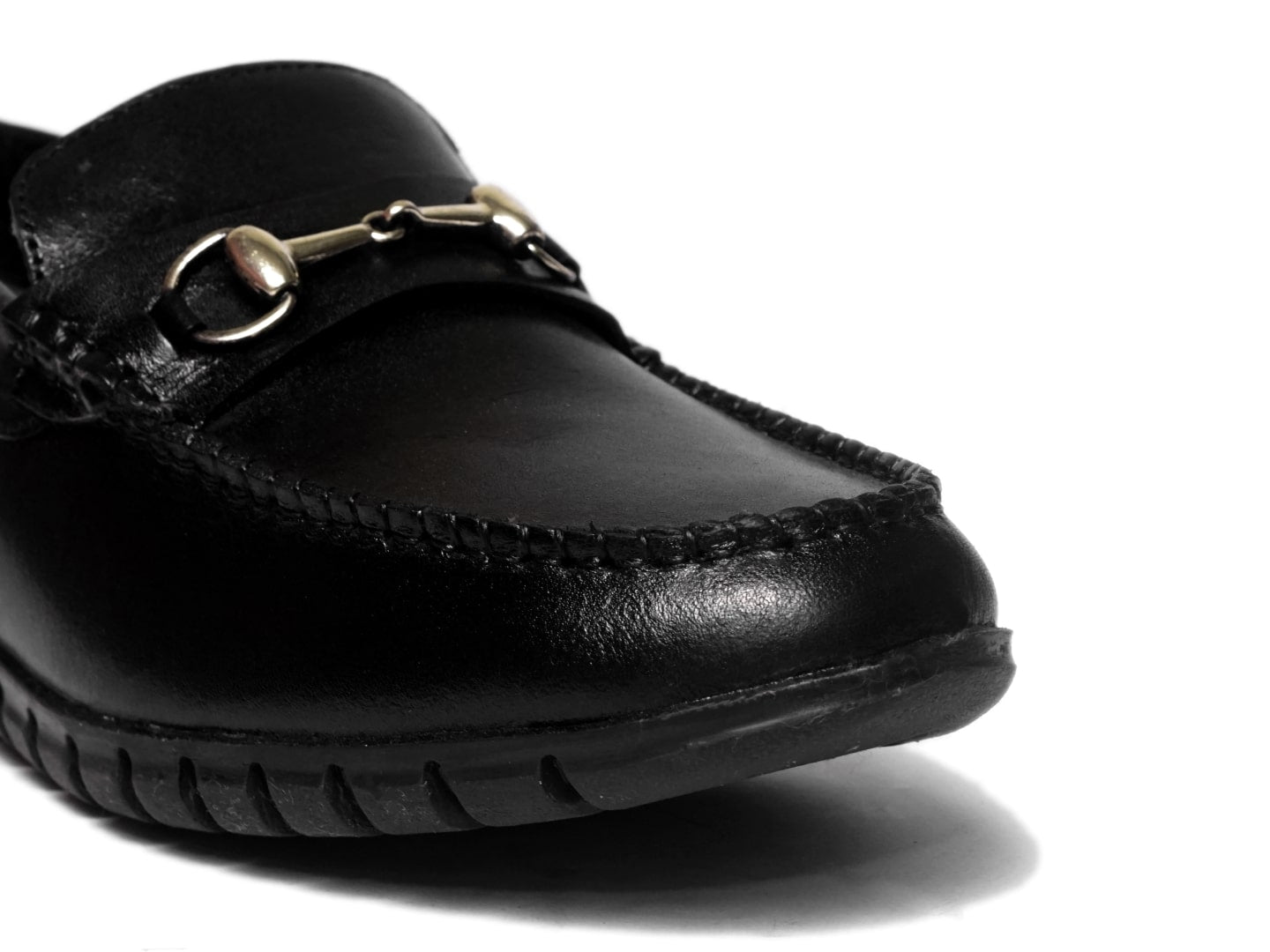 Men Footwear, Black Loafers