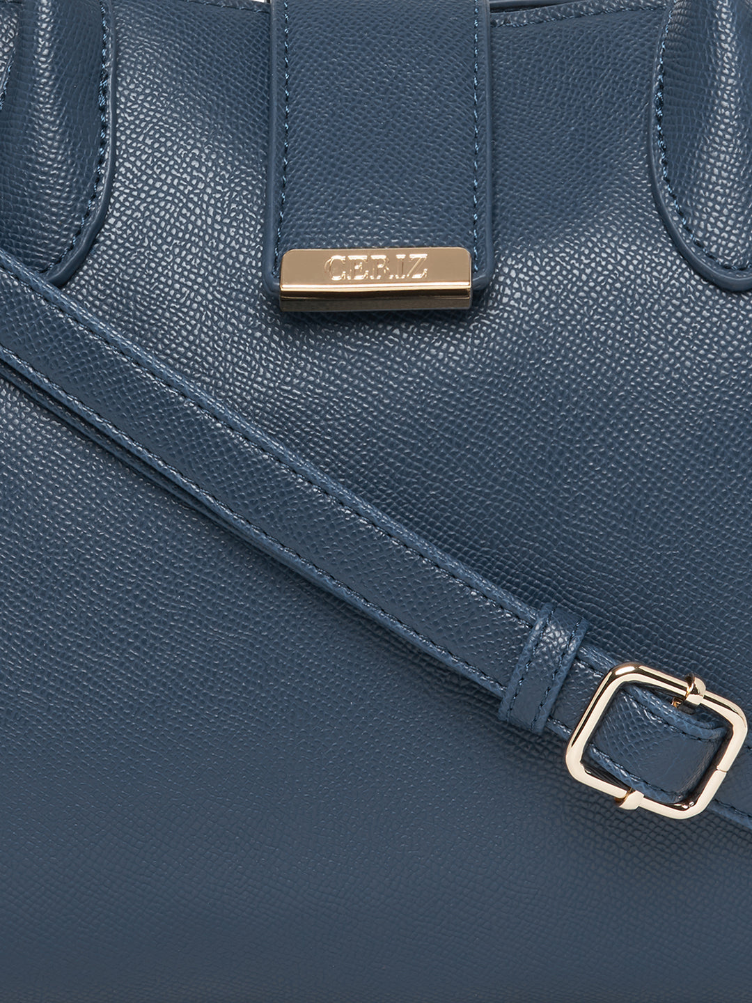 Women Navy Blue Animal Print Shoulder Bag