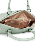 Women Sea Green Solid Handheld Bag