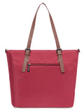 Women Red Checked Tote Bag