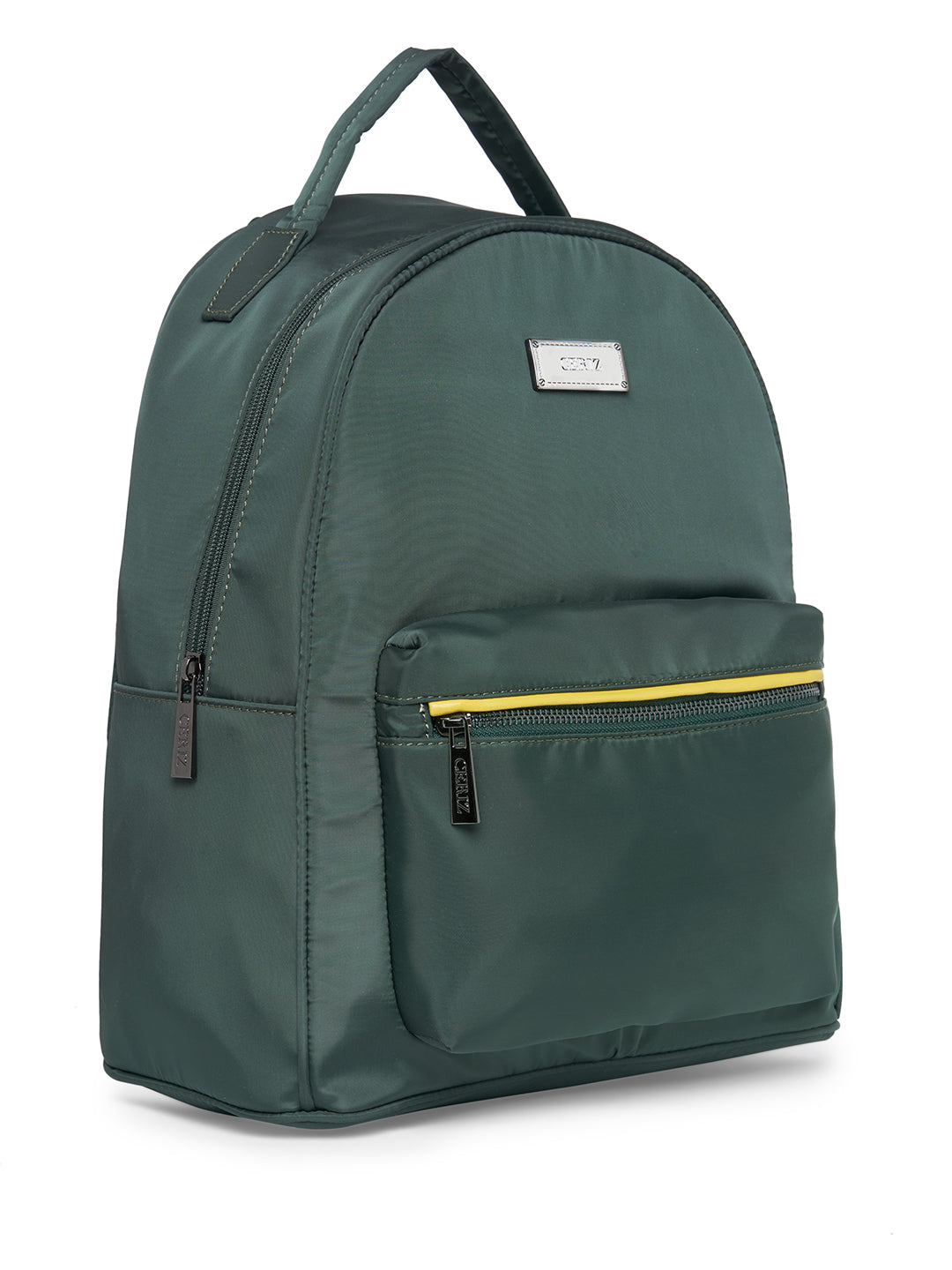 Women Green Solid Backpack