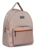 Women Taupe Solid Backpack