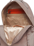 Women Taupe Solid Backpack