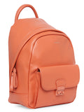 Women Orange Solid Backpack