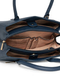 Women Navy Blue Solid Shoulder Bag